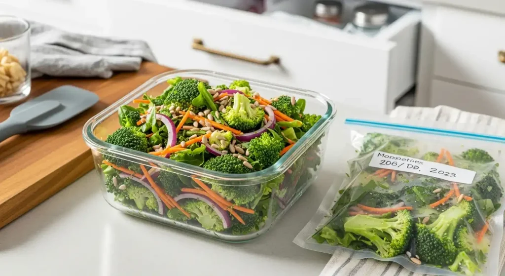 Tips for Maintaining Freshness When Freeze Broccoli Salad