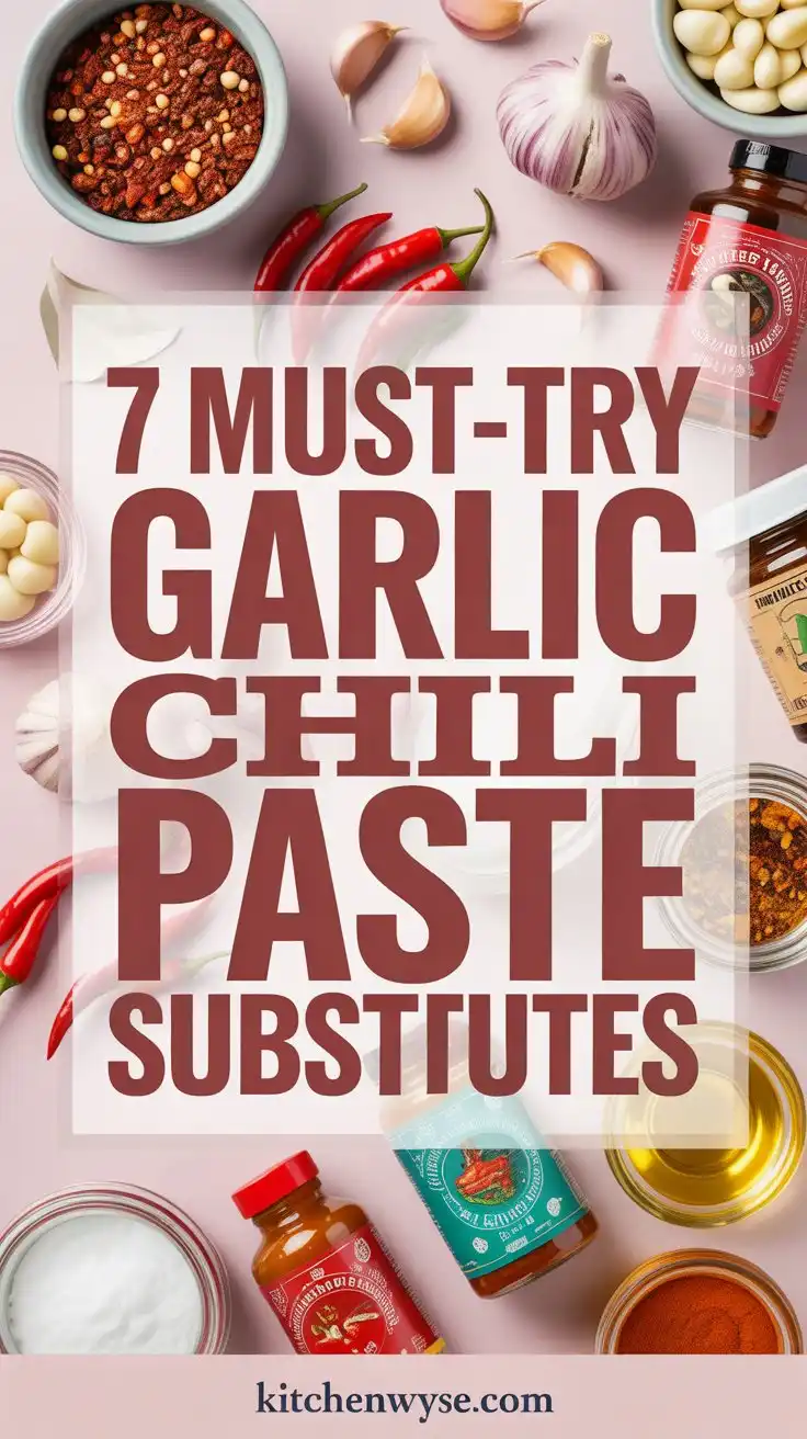 Garlic Chili Paste Substitutes