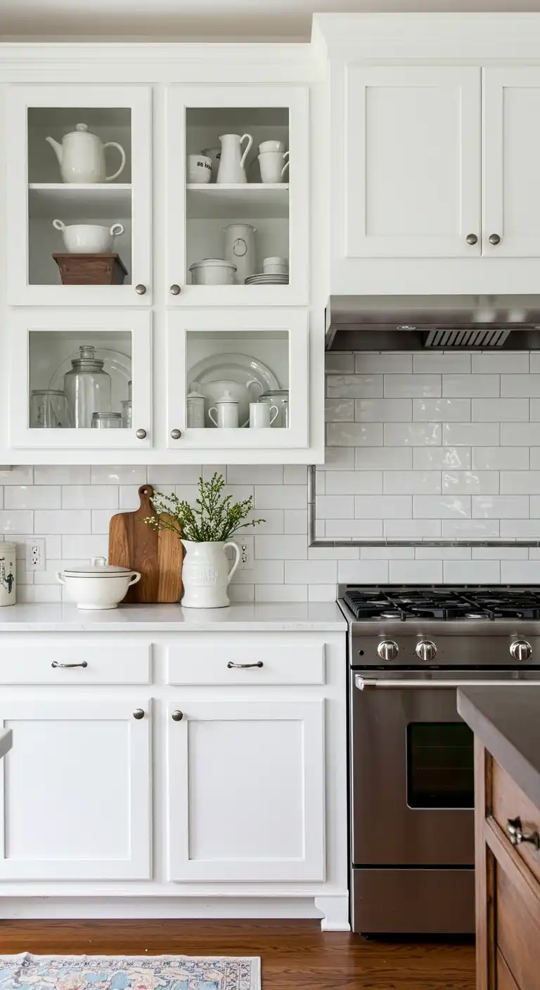 10 Farmhouse Kitchen Color Ideas for a Cozy and Warm Space 2 1. Classic White for a Bright and Airy Feel