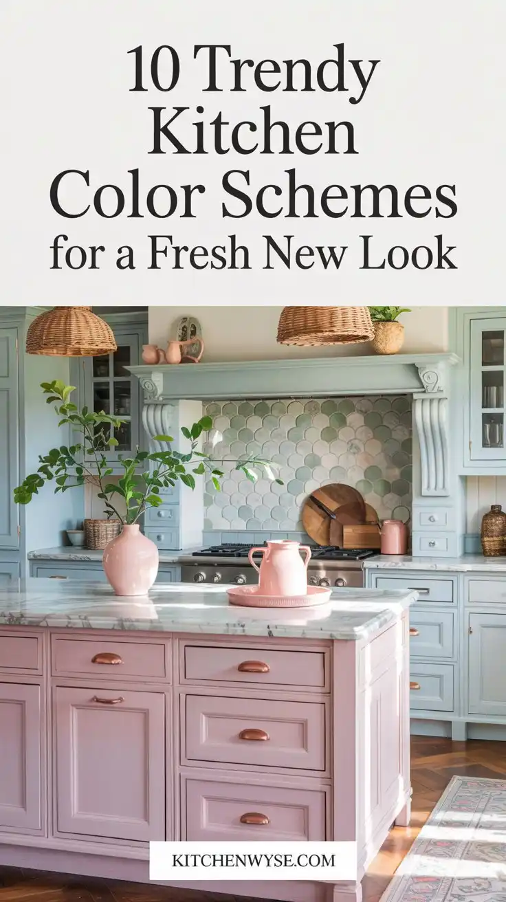 10 Trendy Kitchen Color Schemes for a Fresh New Look 11 10 Trendy Kitchen Color Schemes for a Fresh New Look pin