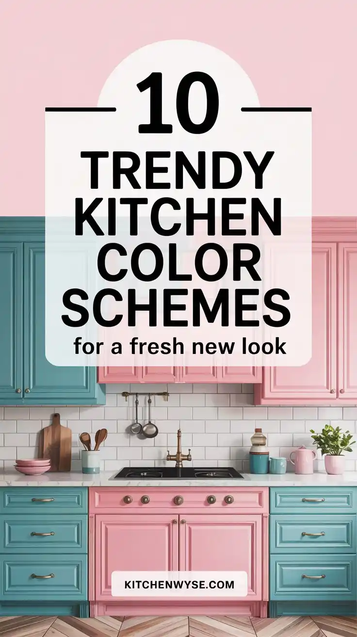 10 Trendy Kitchen Color Schemes for a Fresh New Look 1 10 Trendy Kitchen Color Schemes for a Fresh New Look