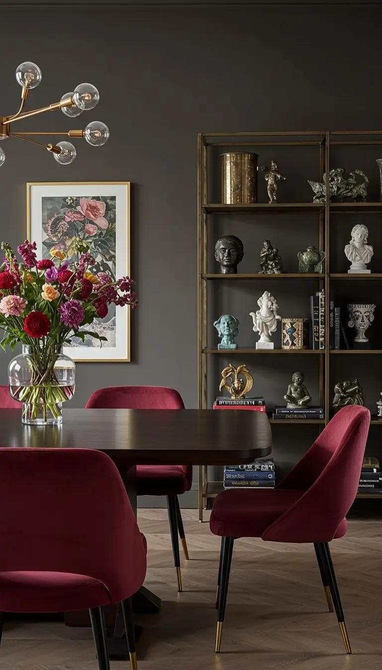 9 Modern Dining Room Ideas to Elevate Your Mealtime Experience 4 Mixed Materials for Depth and Interest