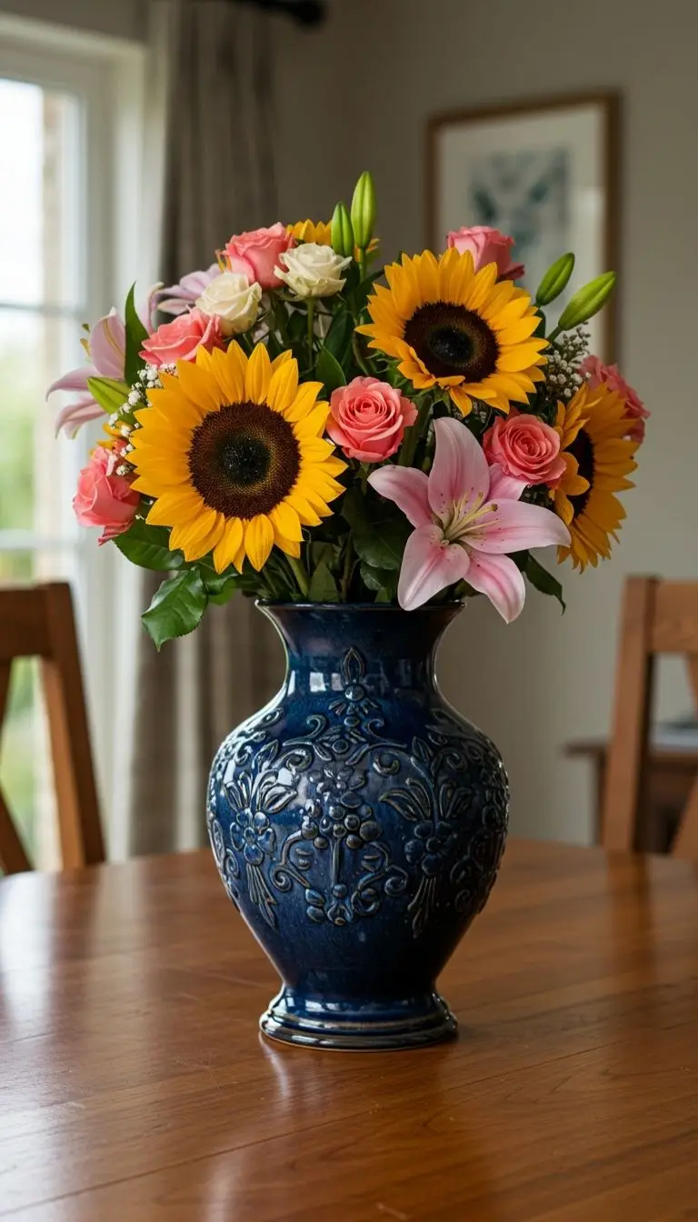 10 Simple Dining Room Ideas for a Cozy and Stylish Space 5 A Statement Centerpiece