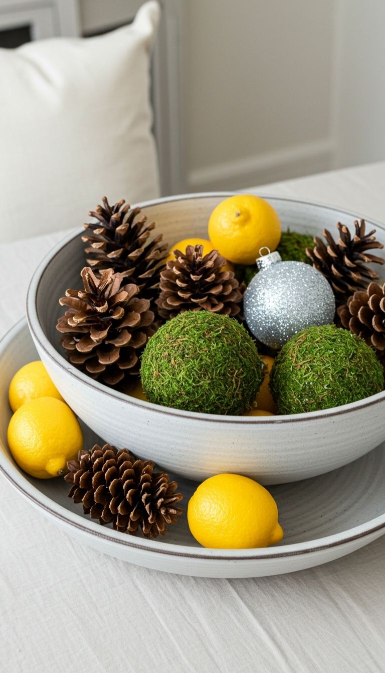 10 Modern Dining Table Centerpiece Ideas for a Beautiful Setup 5 Decorative Bowls with Seasonal Elements