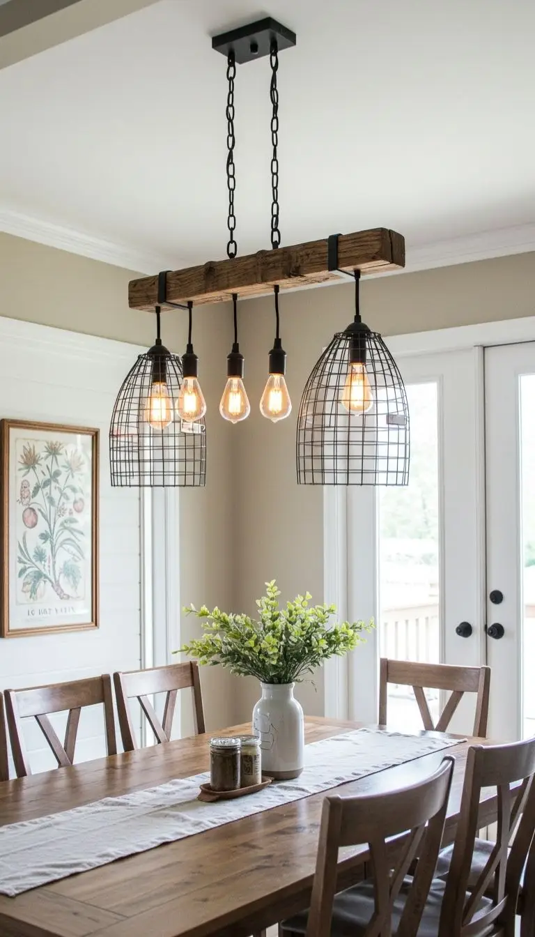 10 Easy DIY Dining Room Ideas to Transform Your Space 6 DIY Lighting Upgrade for a Cozy Atmosphere