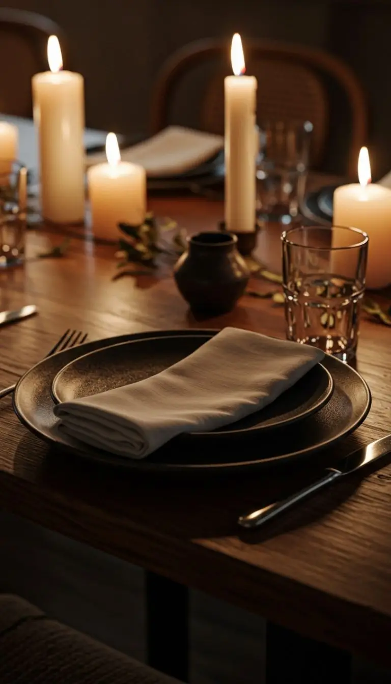 10 Simple Dining Room Ideas for a Cozy and Stylish Space 7 A Stylish Table Setting
