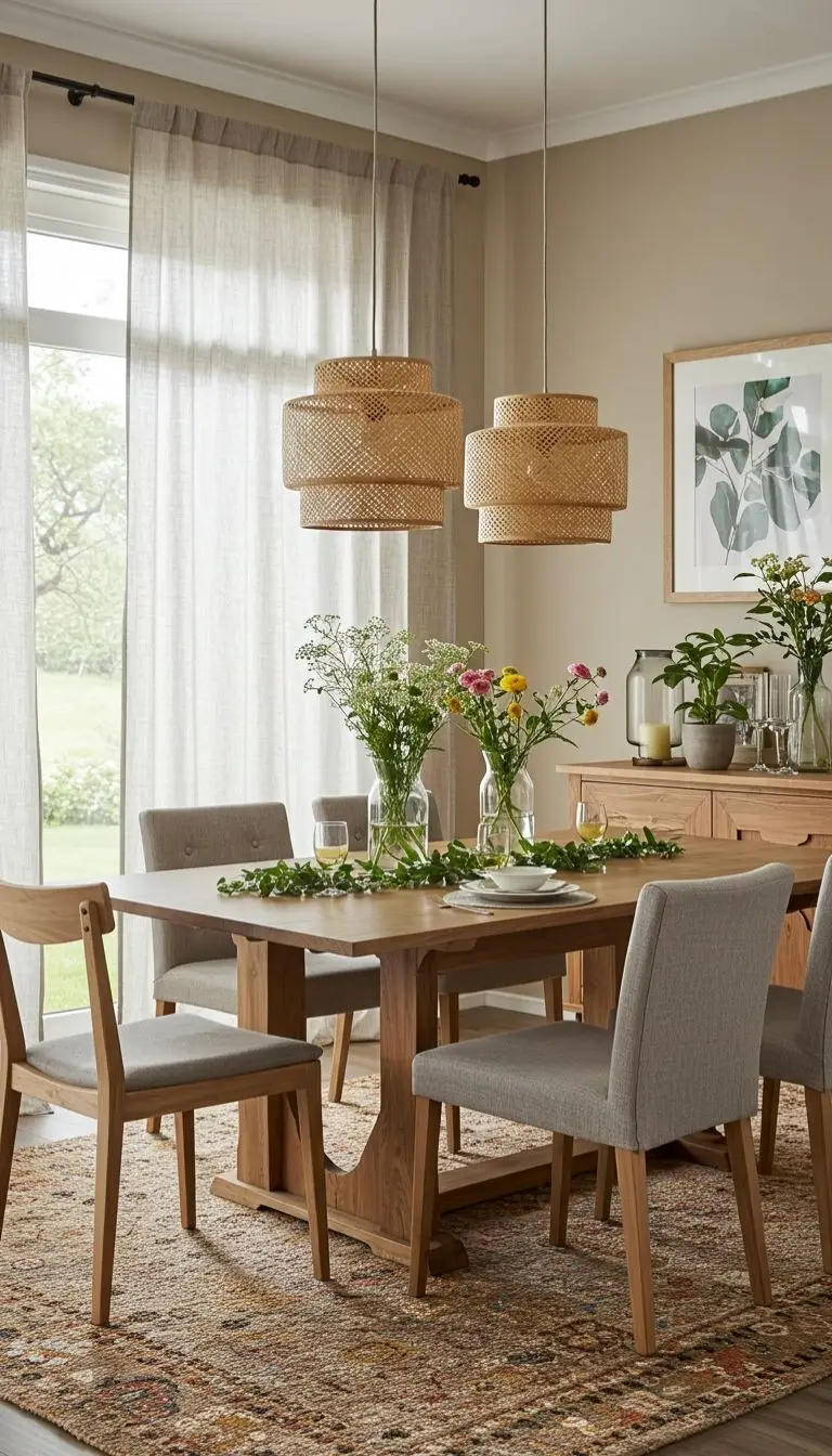 9 Modern Dining Room Ideas to Elevate Your Mealtime Experience 8 Nature-Inspired Dining Spaces