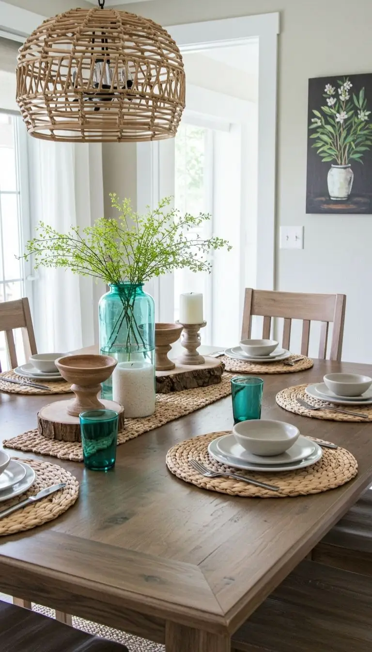 10 Easy DIY Dining Room Ideas to Transform Your Space 9 Incorporate Natural Elements with DIY Décor