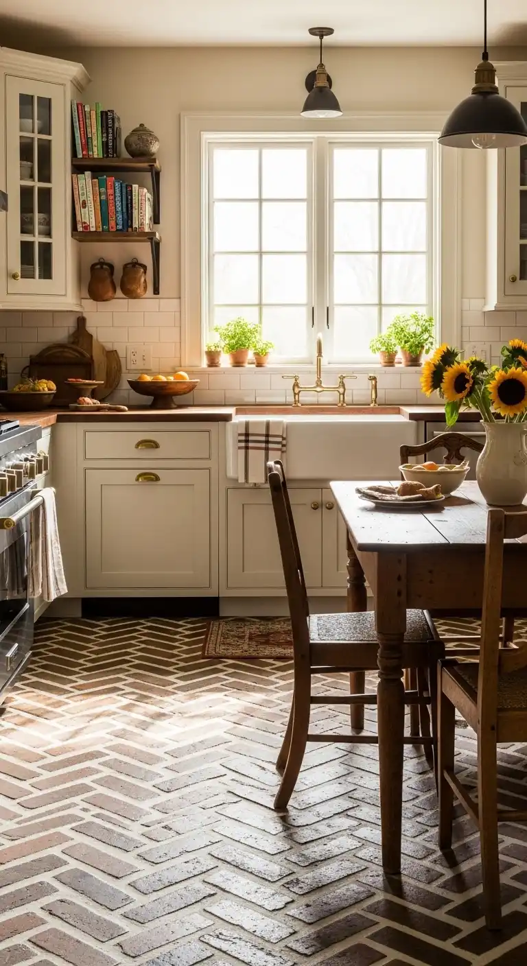 Herringbone Brick Flooring Pattern 2