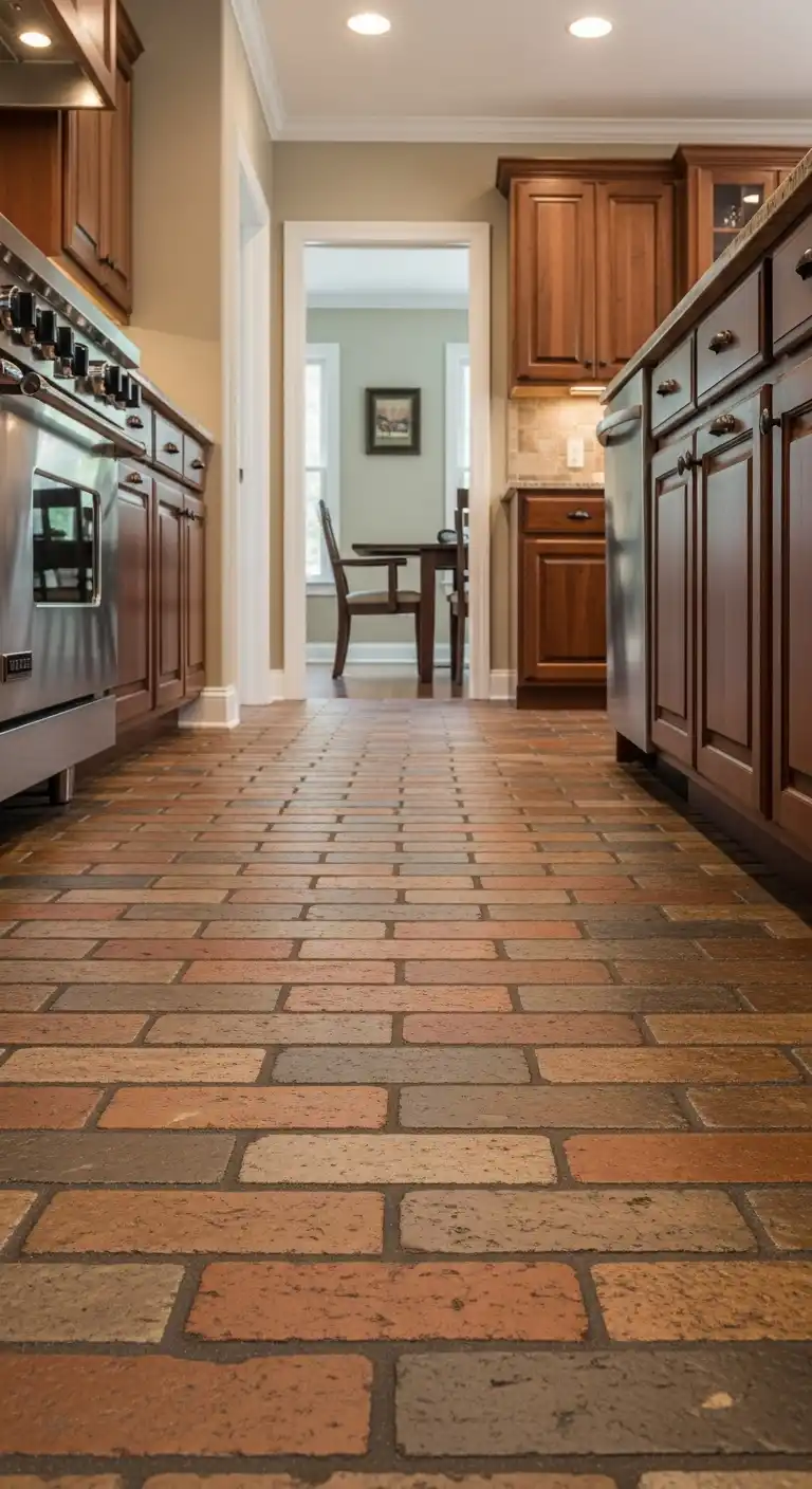 Multi-Toned Brick Flooring 2