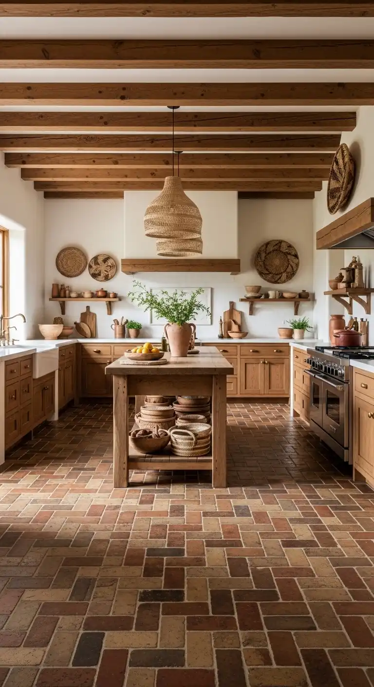 Multi-Toned Brick Flooring 3