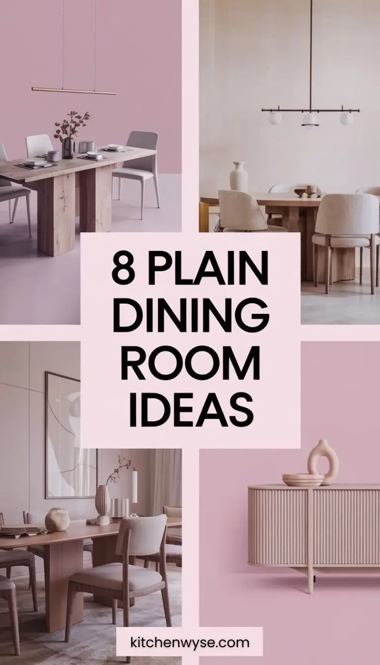 8 Elegant Plain Dining Room Ideas for a Timeless Look 10 Plain Dining Room Ideas