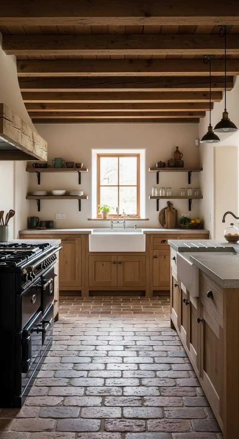 Reclaimed Brick Flooring 3