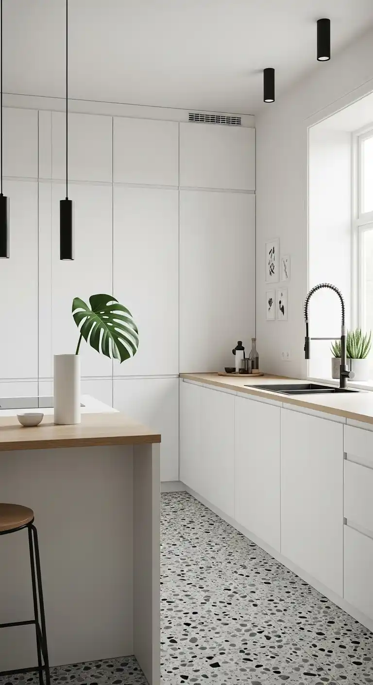 Scandinavian-Style Kitchen Setup