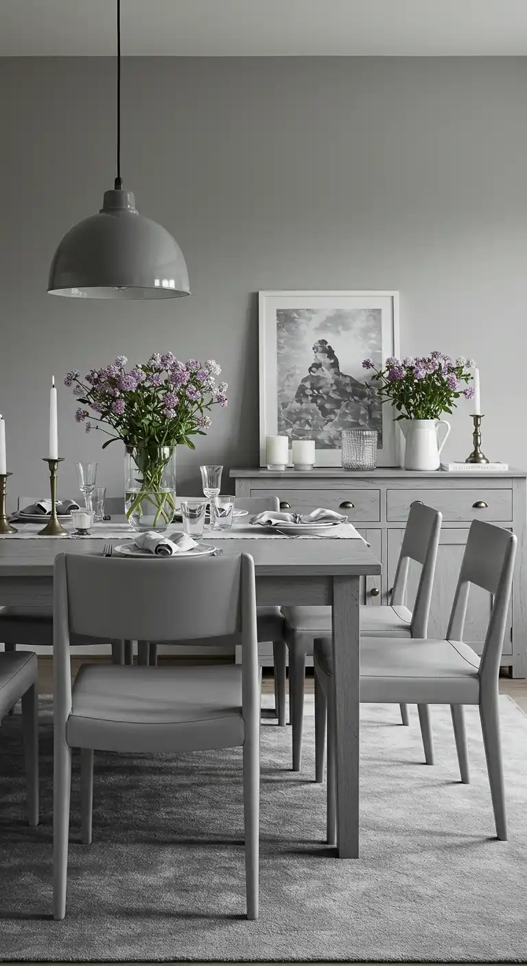 1. Monochromatic Grey Palette