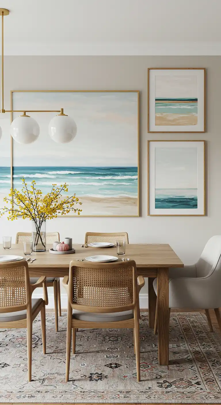 13 Easy Ways on How to Create a Cozy Dining Space 11 10) Incorporate Wall Art