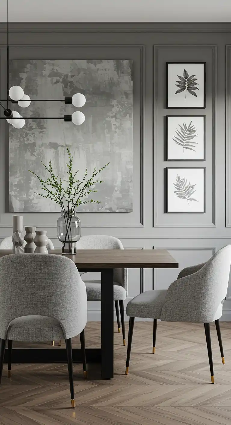 10. Grey Artwork or Wall Decor