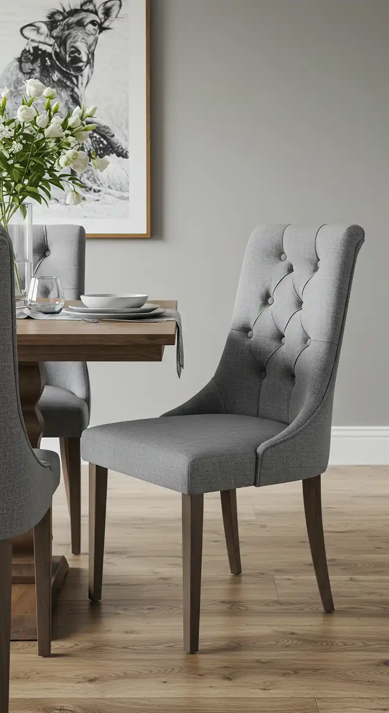 11. Grey Upholstered Chairs