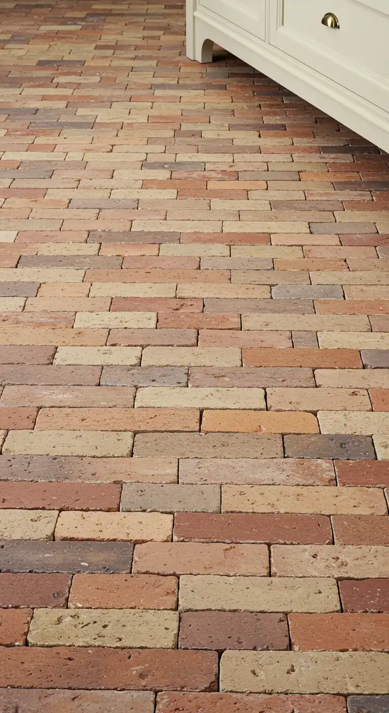 18 Unique Craftsman Kitchen Flooring Ideas for a Handcrafted Look 13 12) Brick Paver Flooring