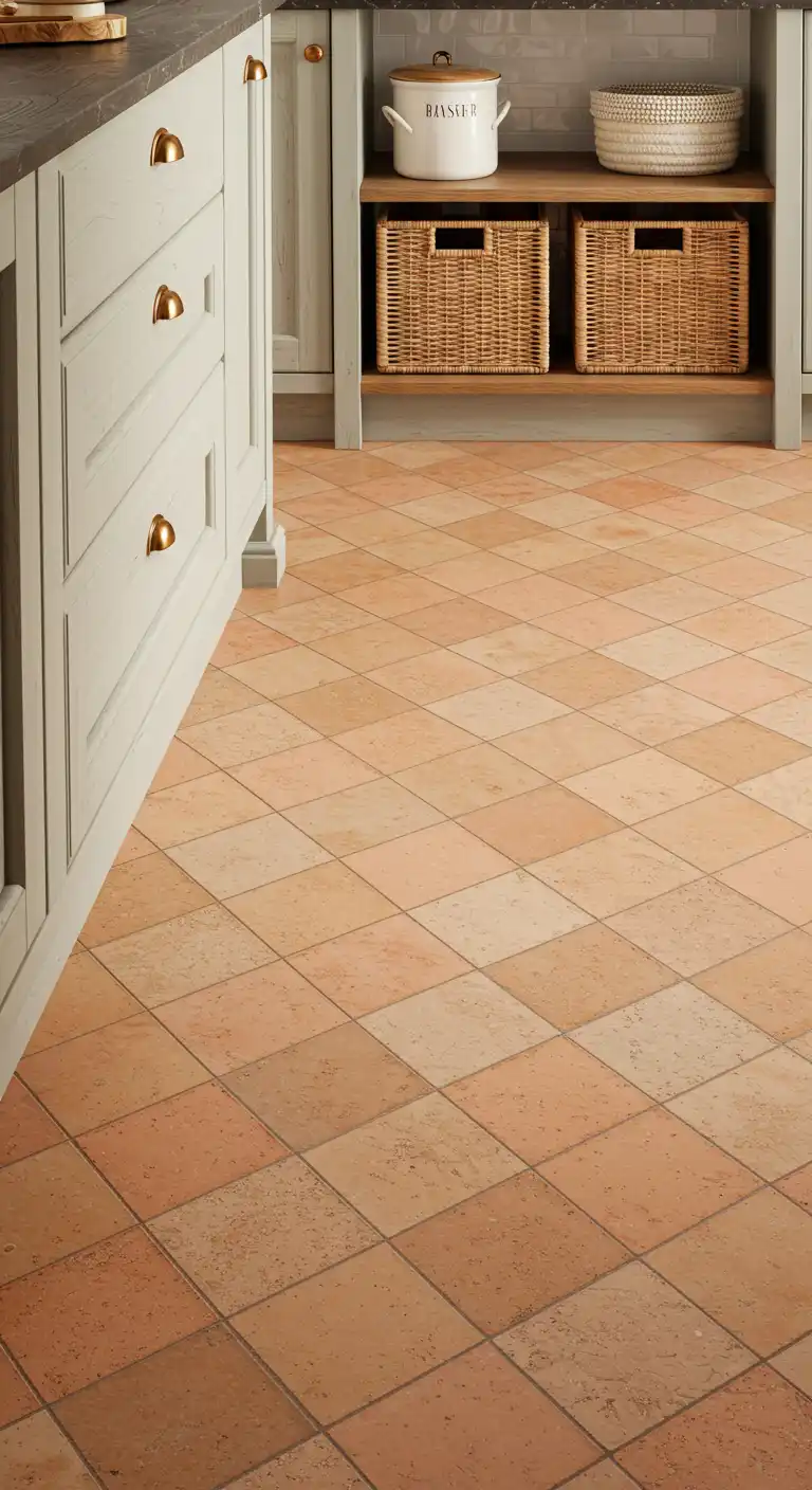 17 Cozy Cottage Kitchen Flooring Ideas for a Rustic Vibe 13 12) Terracotta Tiles