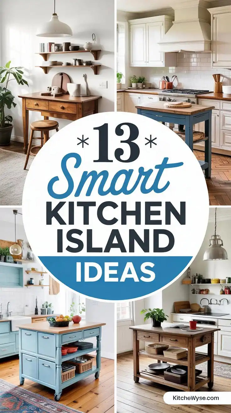 13 Smart and Compact Kitchen Island Ideas That Maximize Small Spaces 1 13 Compact Kitchen Island Ideas That Maximize Small Spaces
