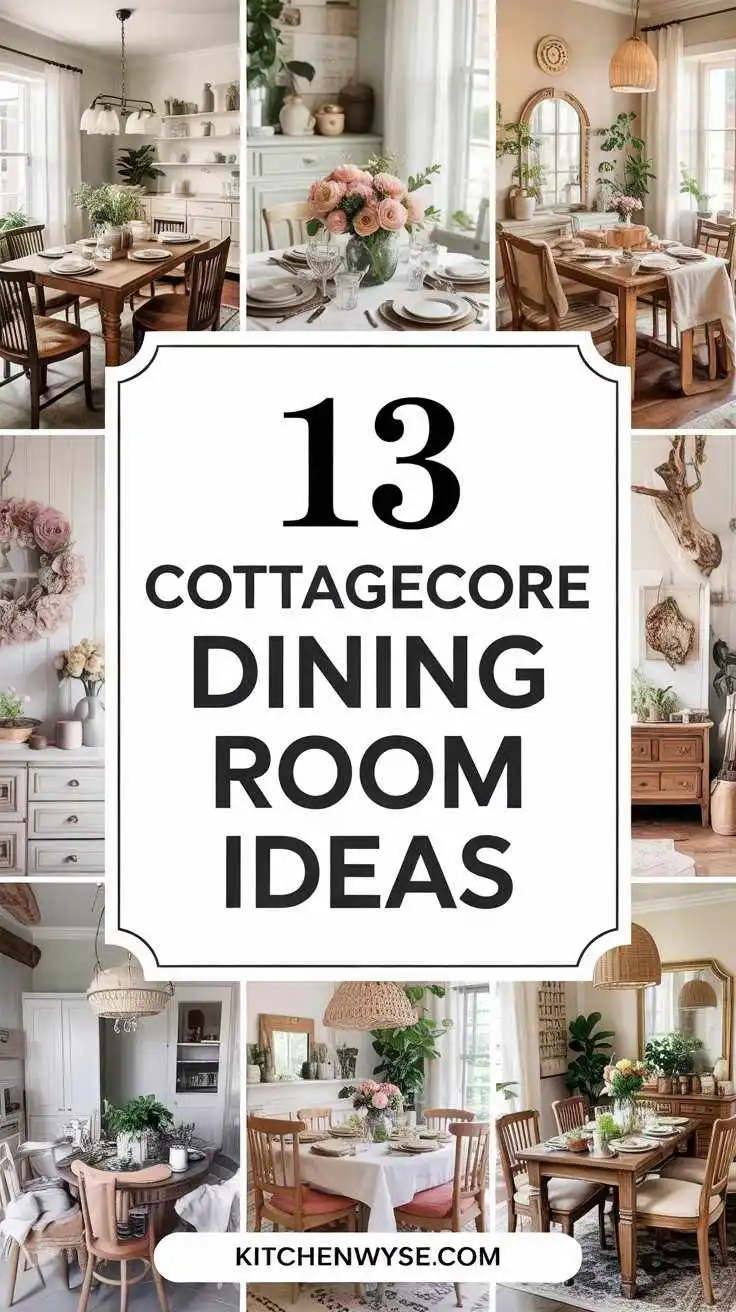 13 Cottagecore Dining Room Ideas That Bring Fairy Tale Charm 1 13 Cottagecore Dining Room Ideas That Bring Fairy Tale Charm