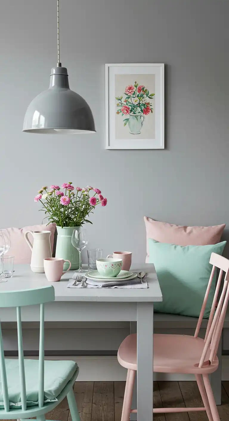 13. Grey with Pastel Hues