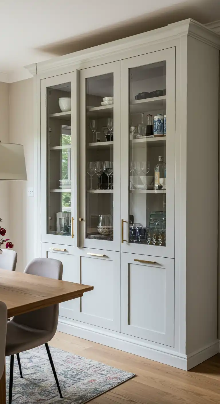 17 Luxury Dining Room Inspirations for a Sophisticated Setup 15 14) Custom Storage for Functional Luxury