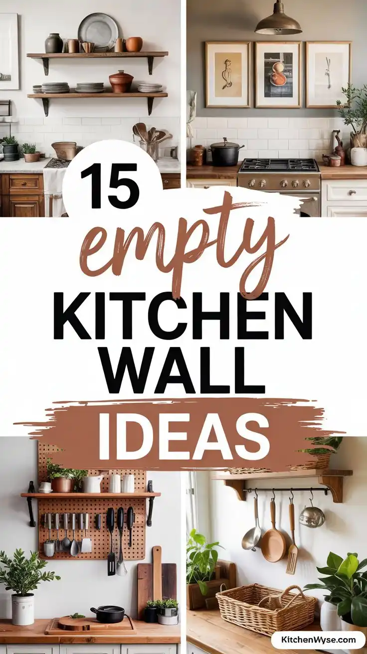 15 Empty Kitchen Wall Ideas to Fill the Space with Style 1 15 Empty Kitchen Wall Ideas to Fill the Space with Style