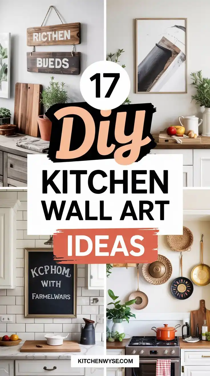 17 DIY Kitchen Wall Art Ideas to Craft This Weekend 1 17 DIY Kitchen Wall Art Ideas You Can Make Over the Weekend