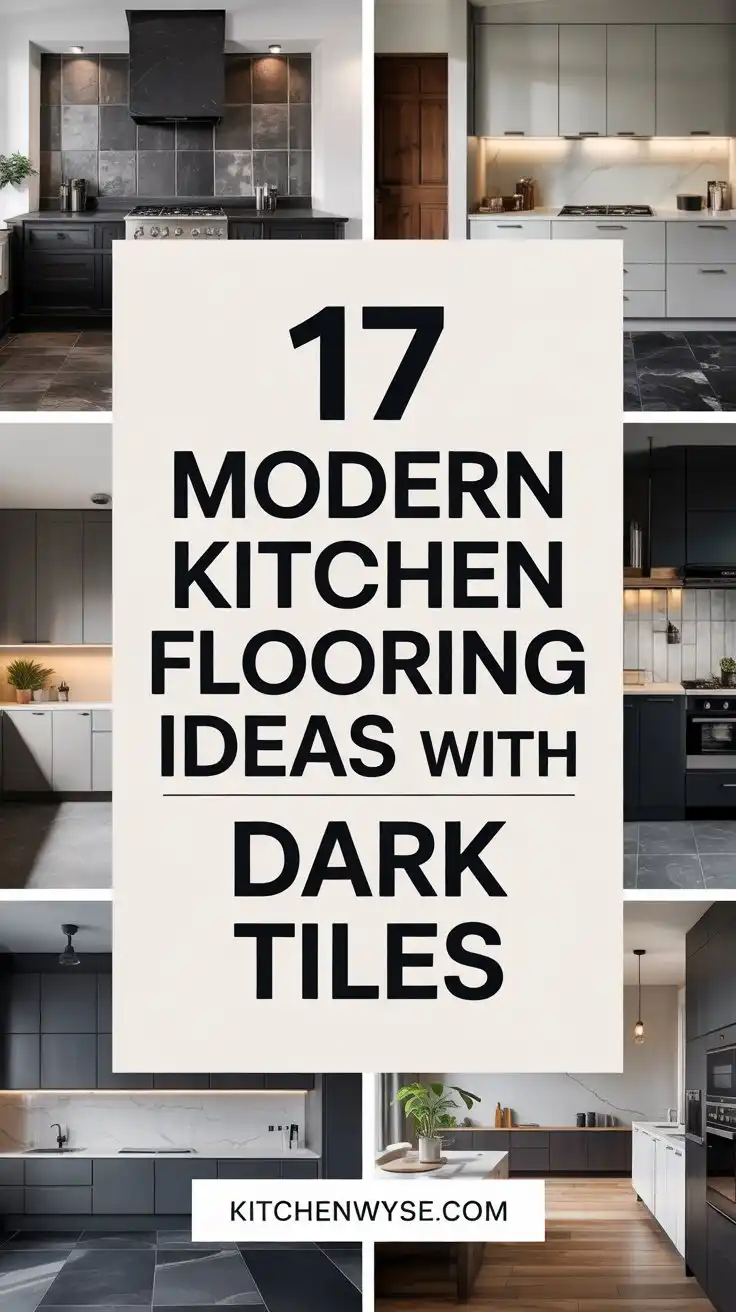 17 Modern Kitchen Flooring Ideas with Dark Tiles for a Bold Look 1 17 Modern Kitchen Flooring Ideas with Dark Tiles for a Bold Look