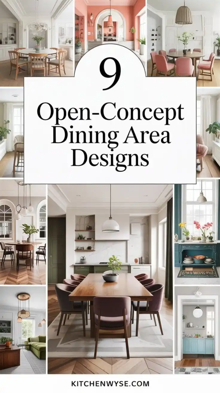 19 Open-Concept Dining Area Designs for a Spacious Feel