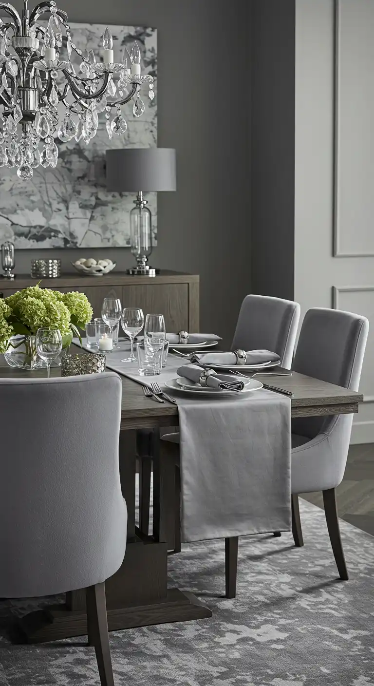 20. Grey and Luxe Fabrics