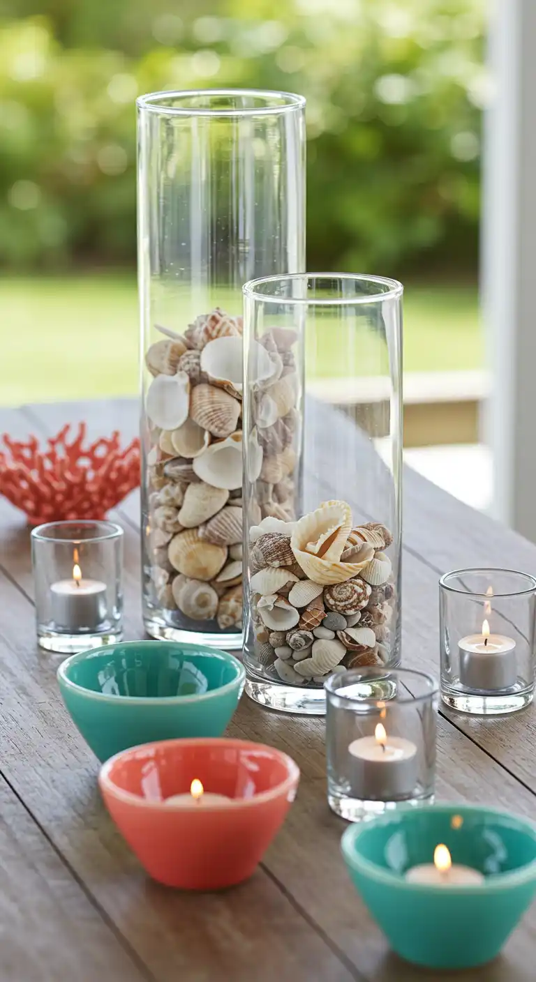 15 Dining Table Ideas to Refresh Your Dining Space 5 4) Glass and Ceramic Mix