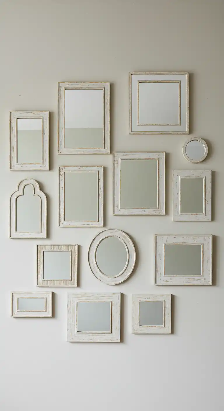 17 Dining Room Mirror Ideas That Add Style and Light 6 5. Grouped Mirrors