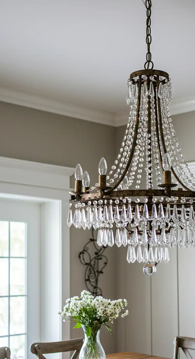 19 Vintage Dining Room Ideas for a Timeless Look 7 6) Chandeliers or Pendant Lights
