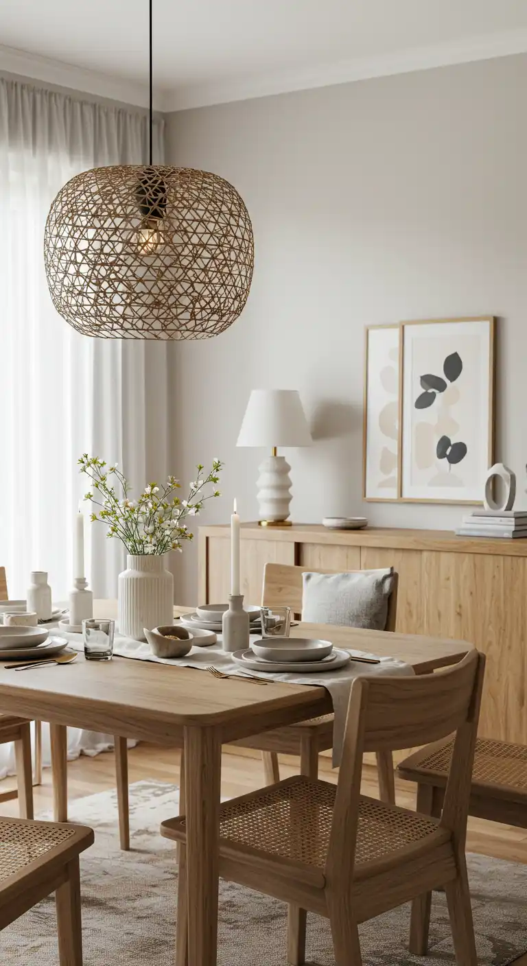 13 Easy Ways on How to Create a Cozy Dining Space 7 6) Curate a Minimalist Tablescape