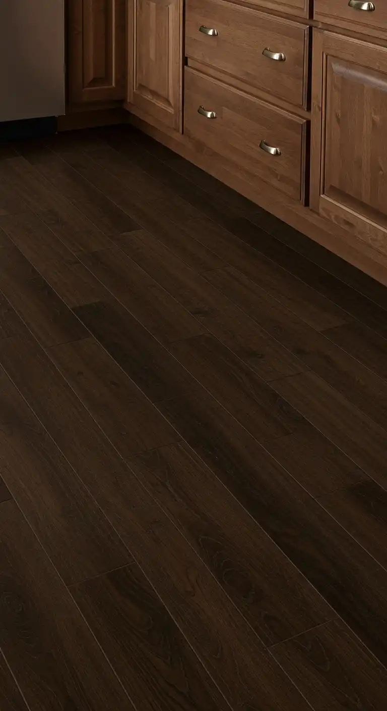 6) Espresso Laminate Flooring