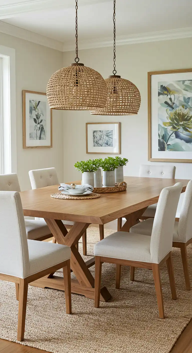 17 Luxury Dining Room Inspirations for a Sophisticated Setup 8 7) Natural Wood Elements for Organic Sophistication