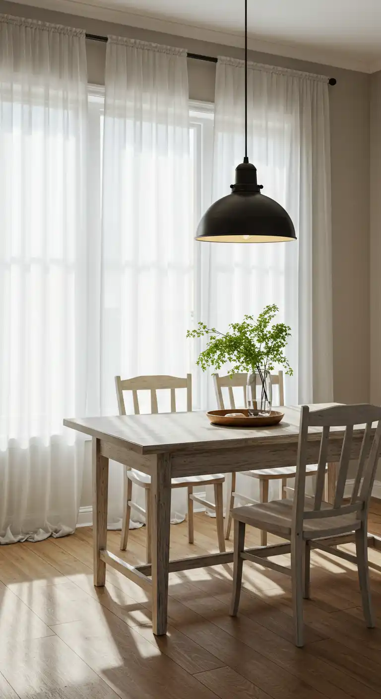13 Cottagecore Dining Room Ideas That Bring Fairy Tale Charm 8 7. Opt for Soft, Natural Lighting
