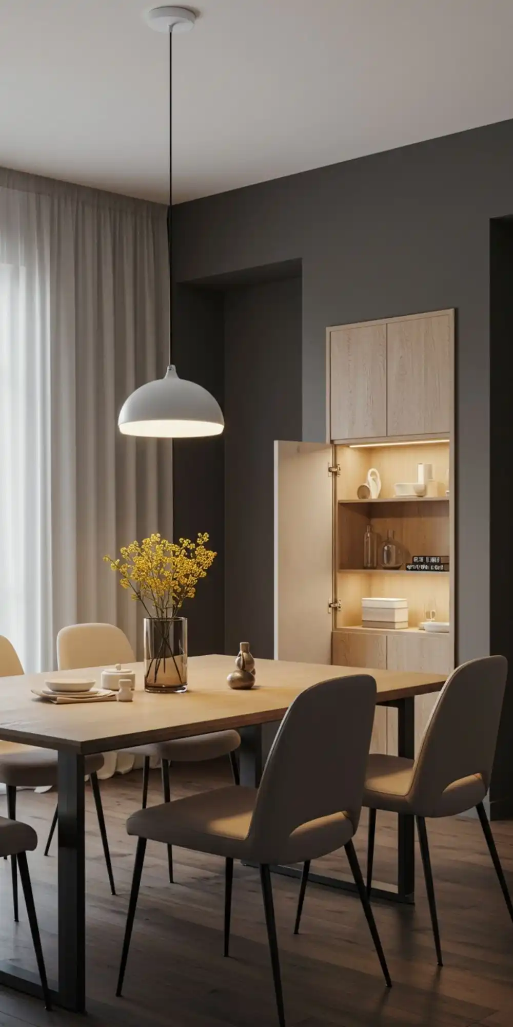 10 Dining Room Lighting Inspiration Ideas for a Perfect Ambiance 10 Smart Lighting for Customizable Ambiance