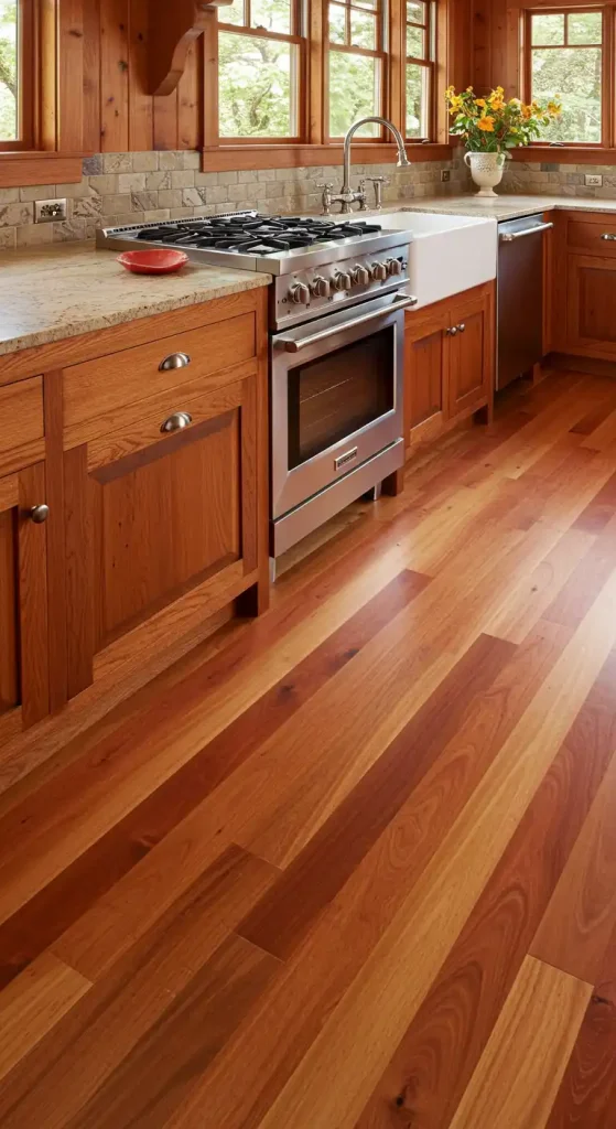 21 Earthy Kitchen Flooring Ideas for a Warm and Natural Look 20 Earthen Clay Tiles
