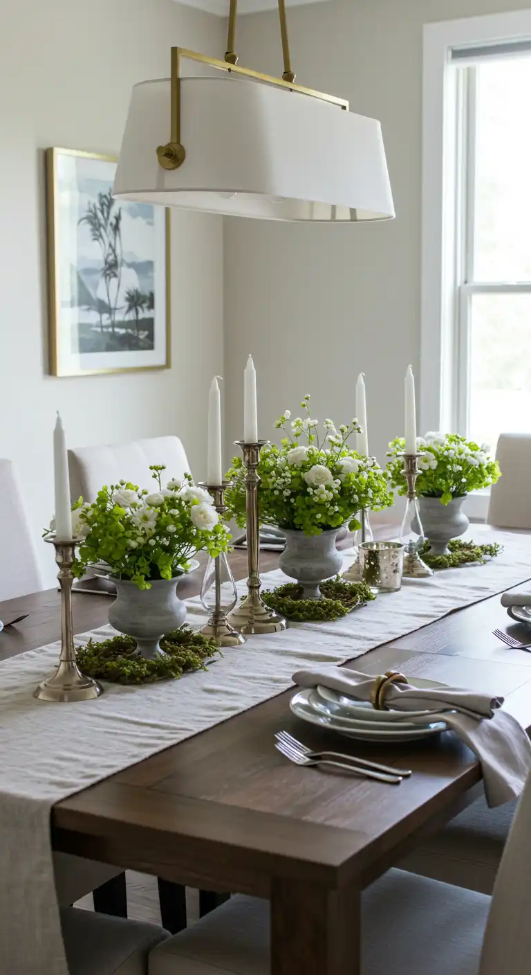 8 Expert Formal Dining Room Decorating Tips for a Luxe Look 5 Layer Your Table with a Thoughtful Centerpiece