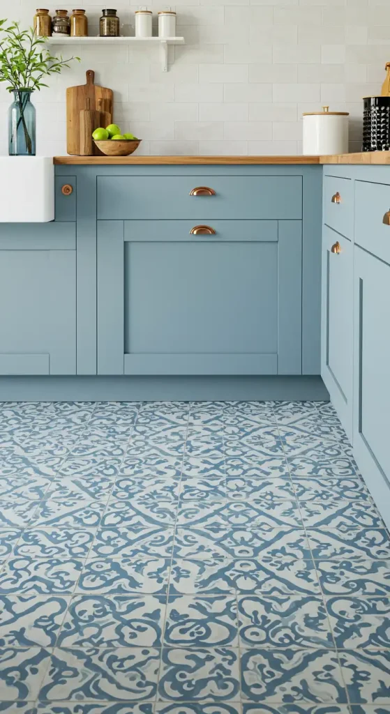 10 Timeless Kitchen Ceramic Tile Flooring Ideas for a Classic Look 8 Moroccan-Inspired Patterned Tiles (6)