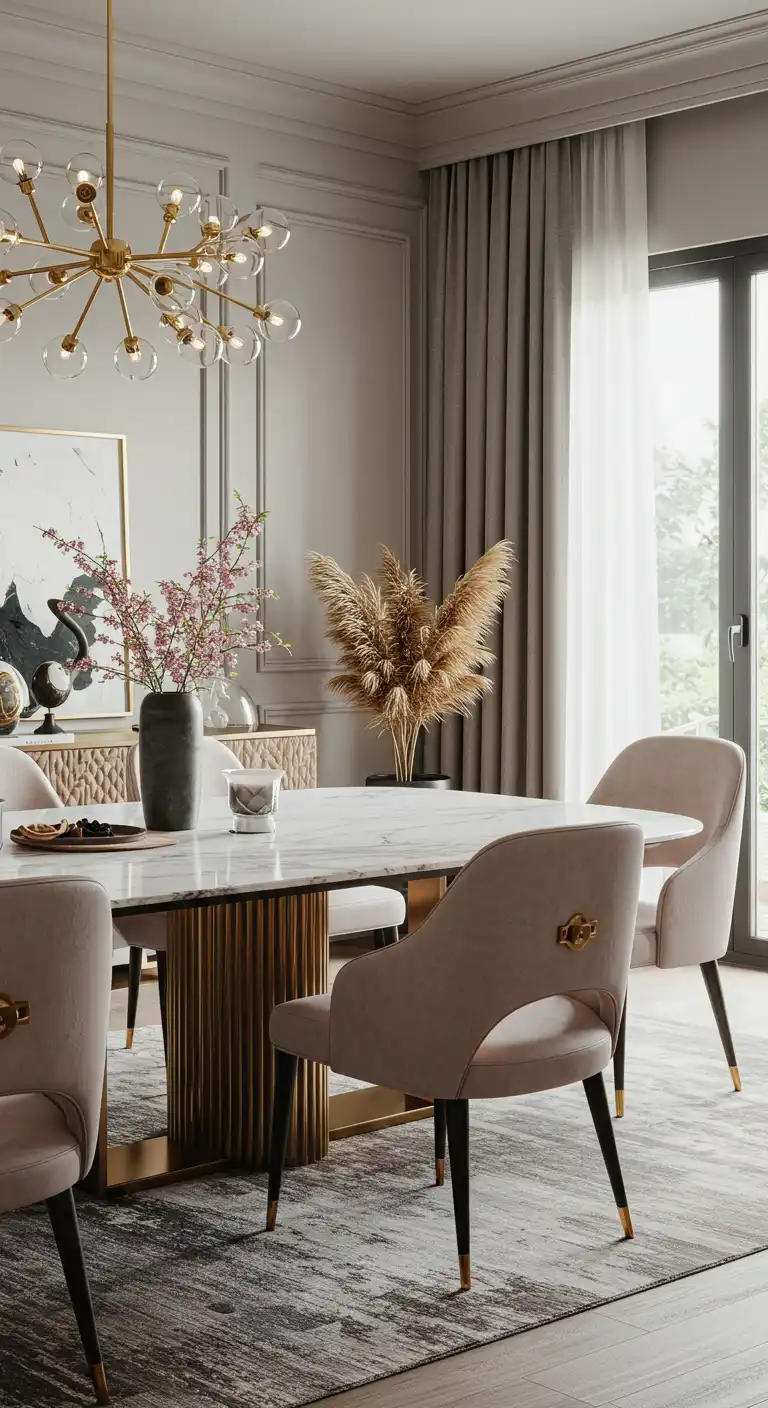 8 Expert Formal Dining Room Decorating Tips for a Luxe Look 4 Select an Impressive Dining Table and Chairs