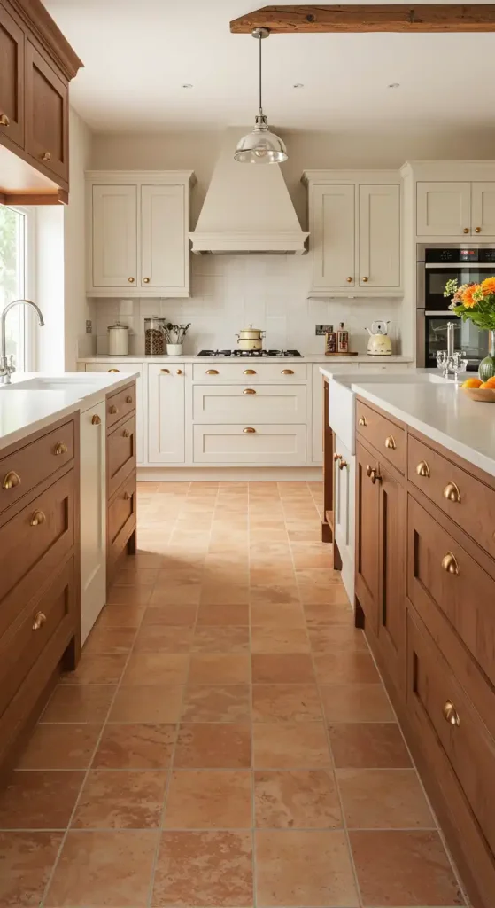 10 Timeless Kitchen Ceramic Tile Flooring Ideas for a Classic Look 13 Terracotta-Look Ceramic Tiles (10)
