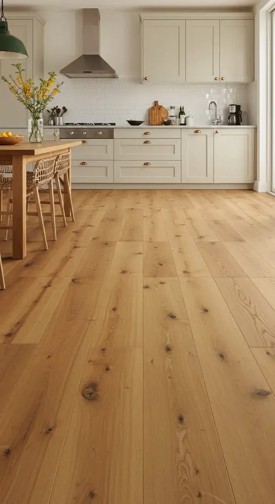 21 Earthy Kitchen Flooring Ideas for a Warm and Natural Look 17 Travertine Tile Flooring