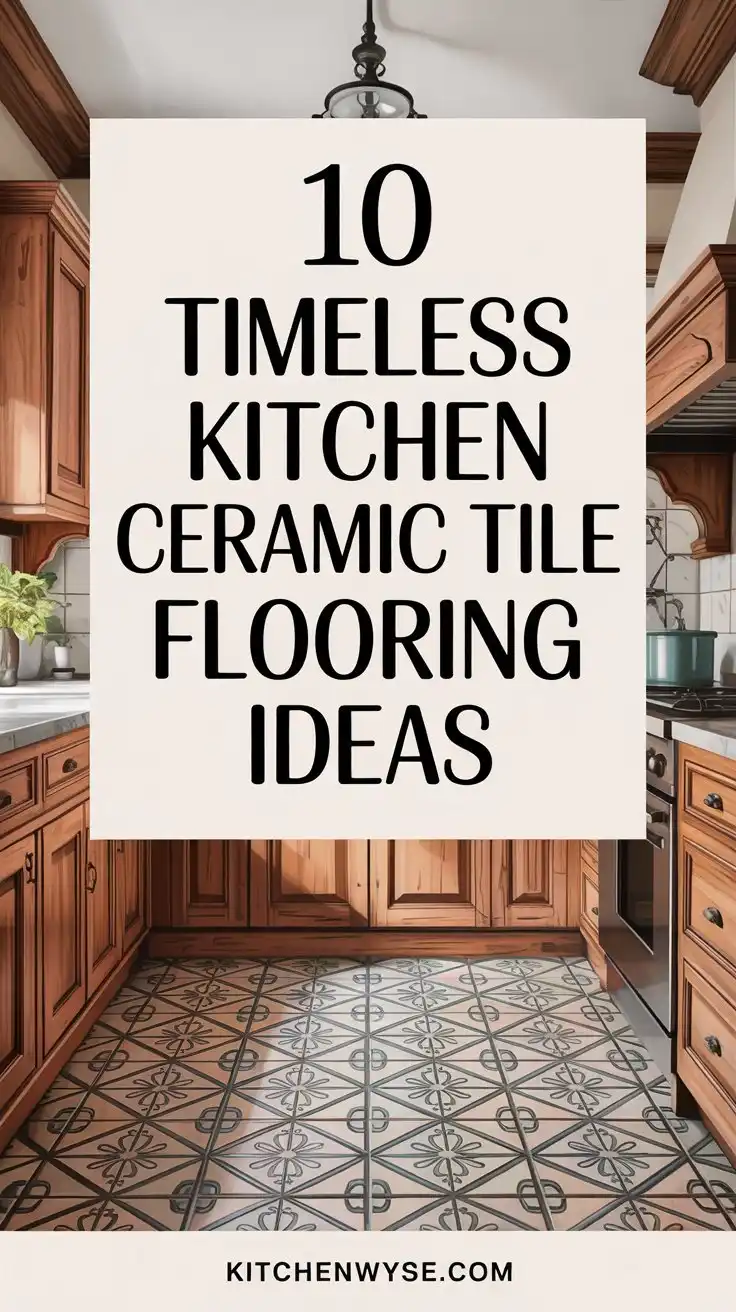 10 Timeless Kitchen Ceramic Tile Flooring Ideas for a Classic Look 1 10 Timeless Kitchen Ceramic Tile Flooring Ideas for a Classic Look