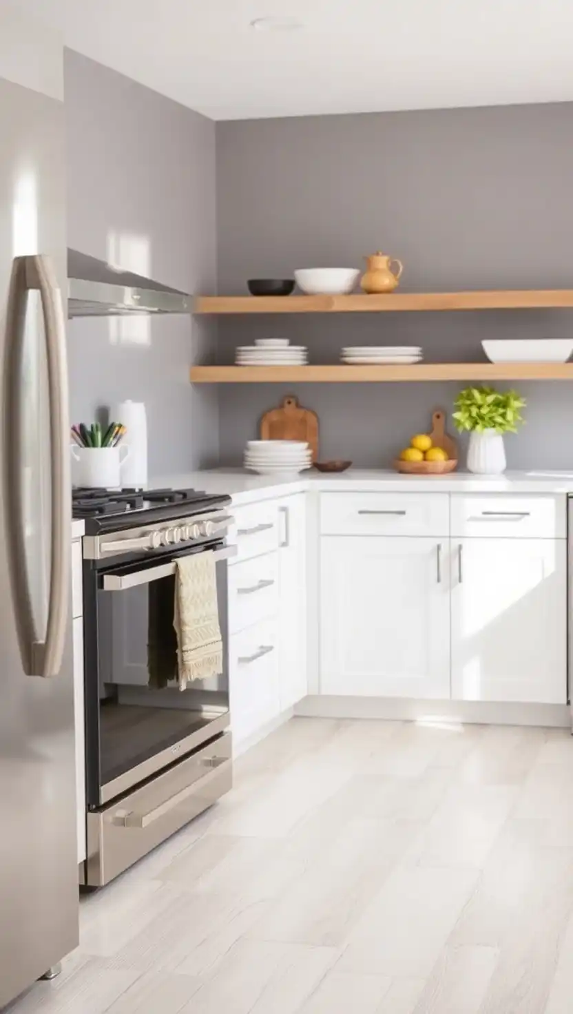 15 Affordable Kitchen Flooring Ideas Inexpensive Yet Stunning 2 1. Vinyl Plank Flooring