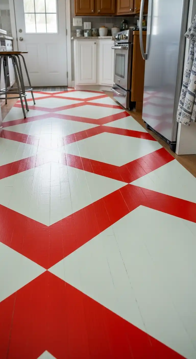 10 Painted Hardwood Floors
